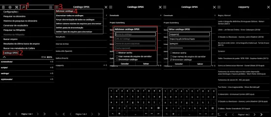Adicionando o OPDS no Koreader